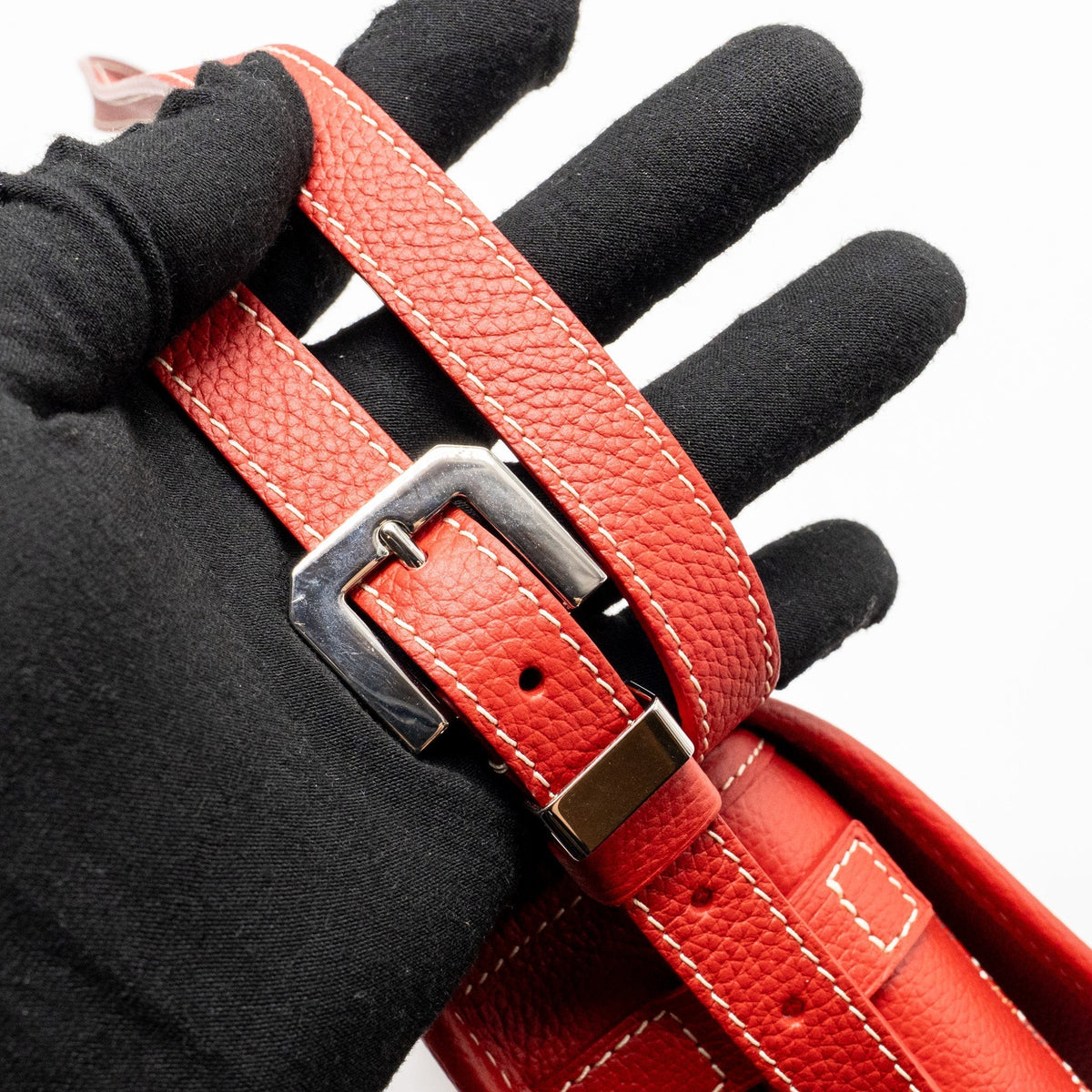 Goyard Belvedere MM Messenger Bag – Red Goyardine Canvas & Calfskin, Silver Hardware