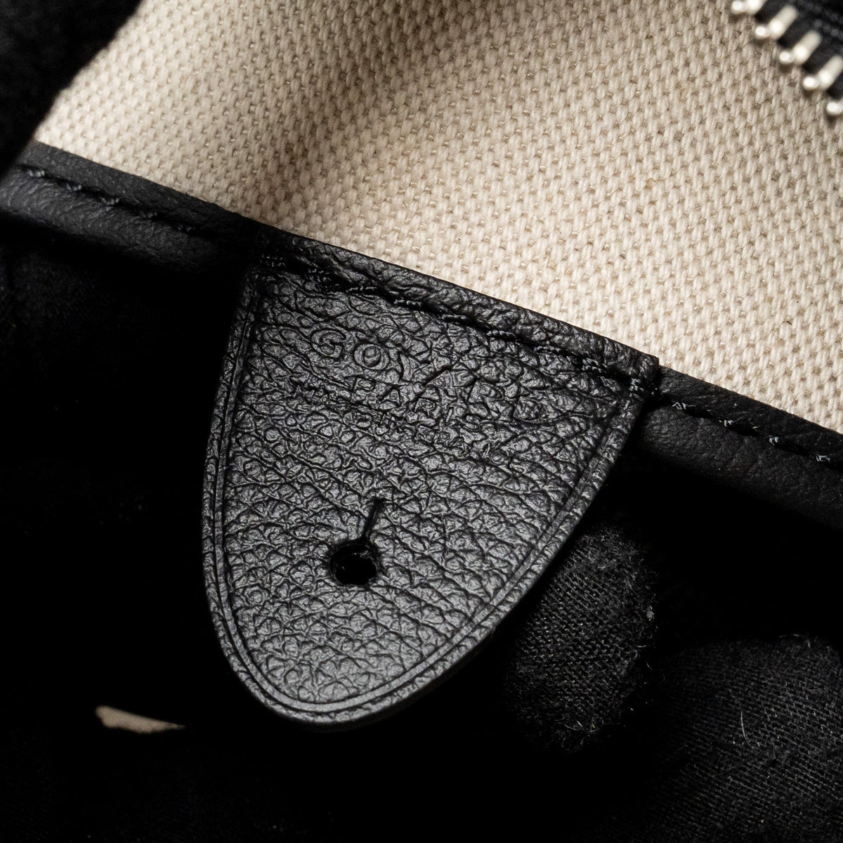 Goyard Artois MM Handbag – Black Goyardine Canvas & Calfskin, Silver Hardware