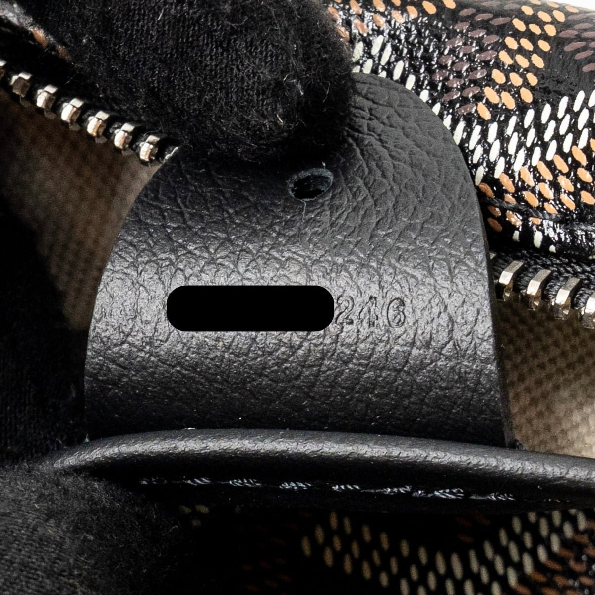 Goyard Artois MM Handbag – Black Goyardine Canvas & Calfskin, Silver Hardware