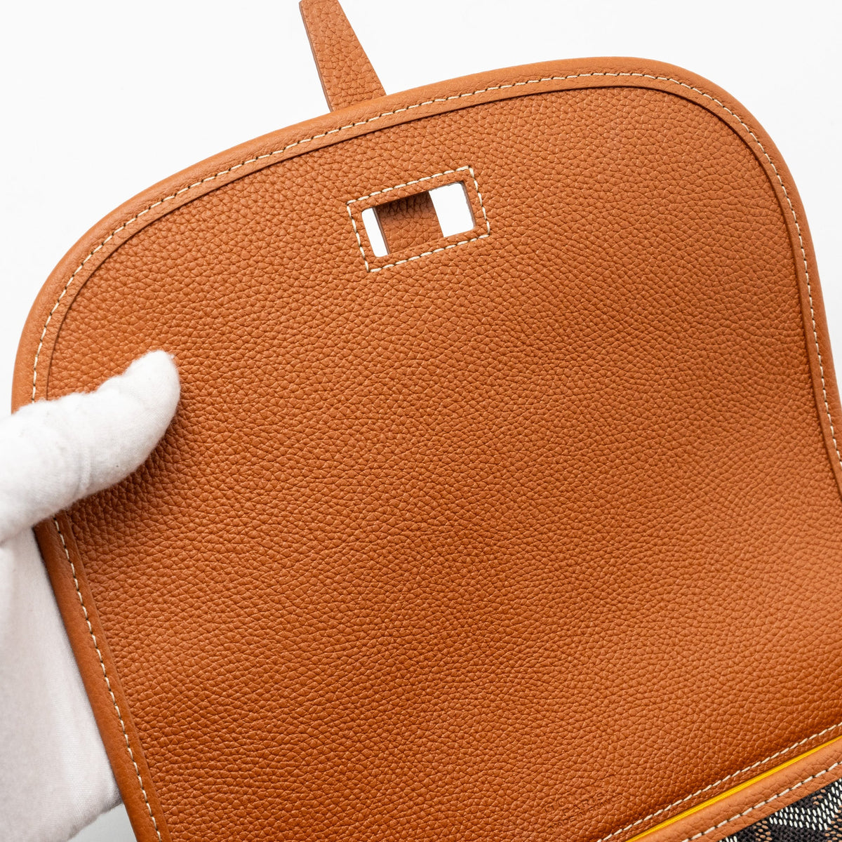 Goyard Belvedere PM Messenger Bag – Black & Tan Goyardine Canvas & Calfskin, Silver Hardware