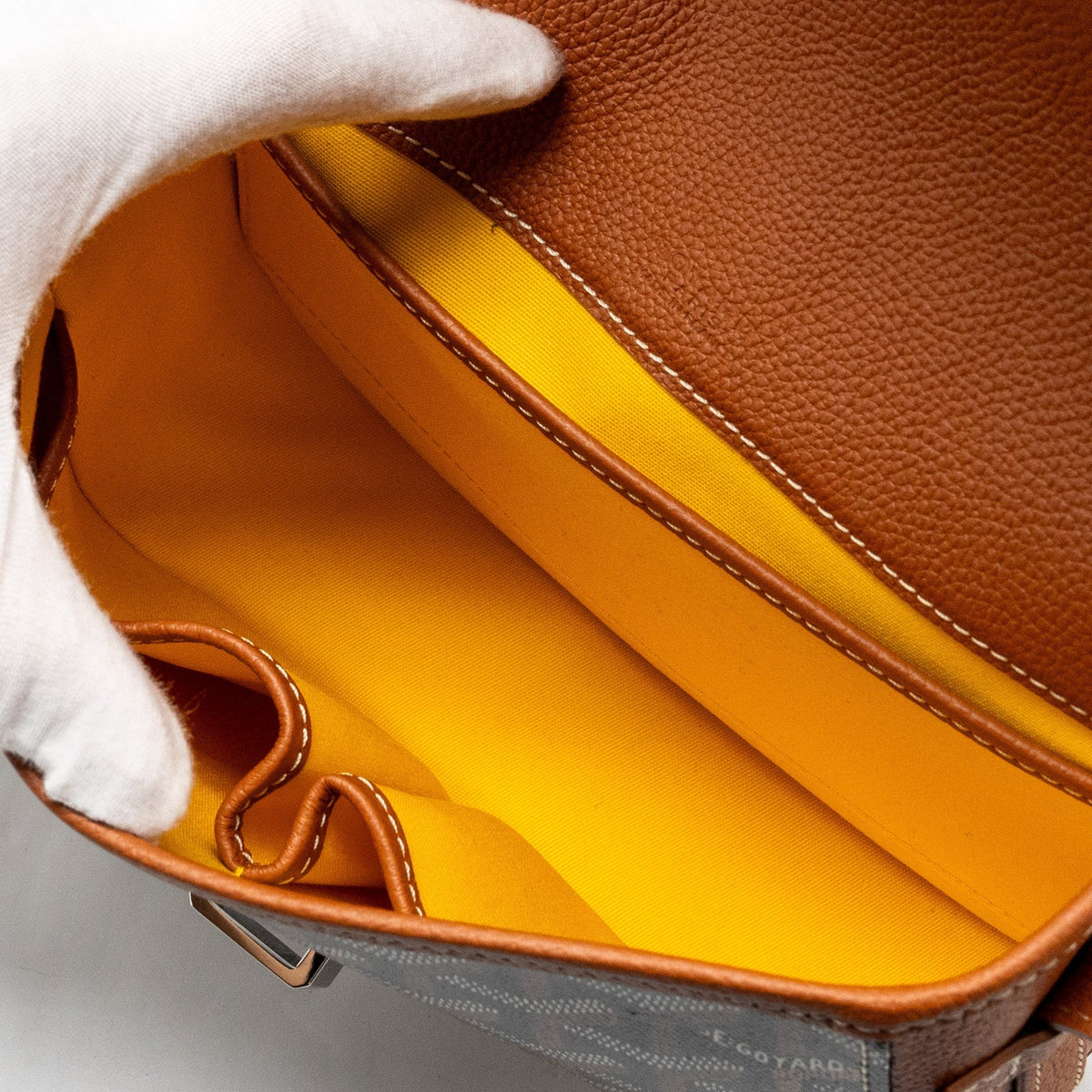Goyard Belvedere PM Messenger Bag – Black & Tan Goyardine Canvas & Calfskin, Silver Hardware