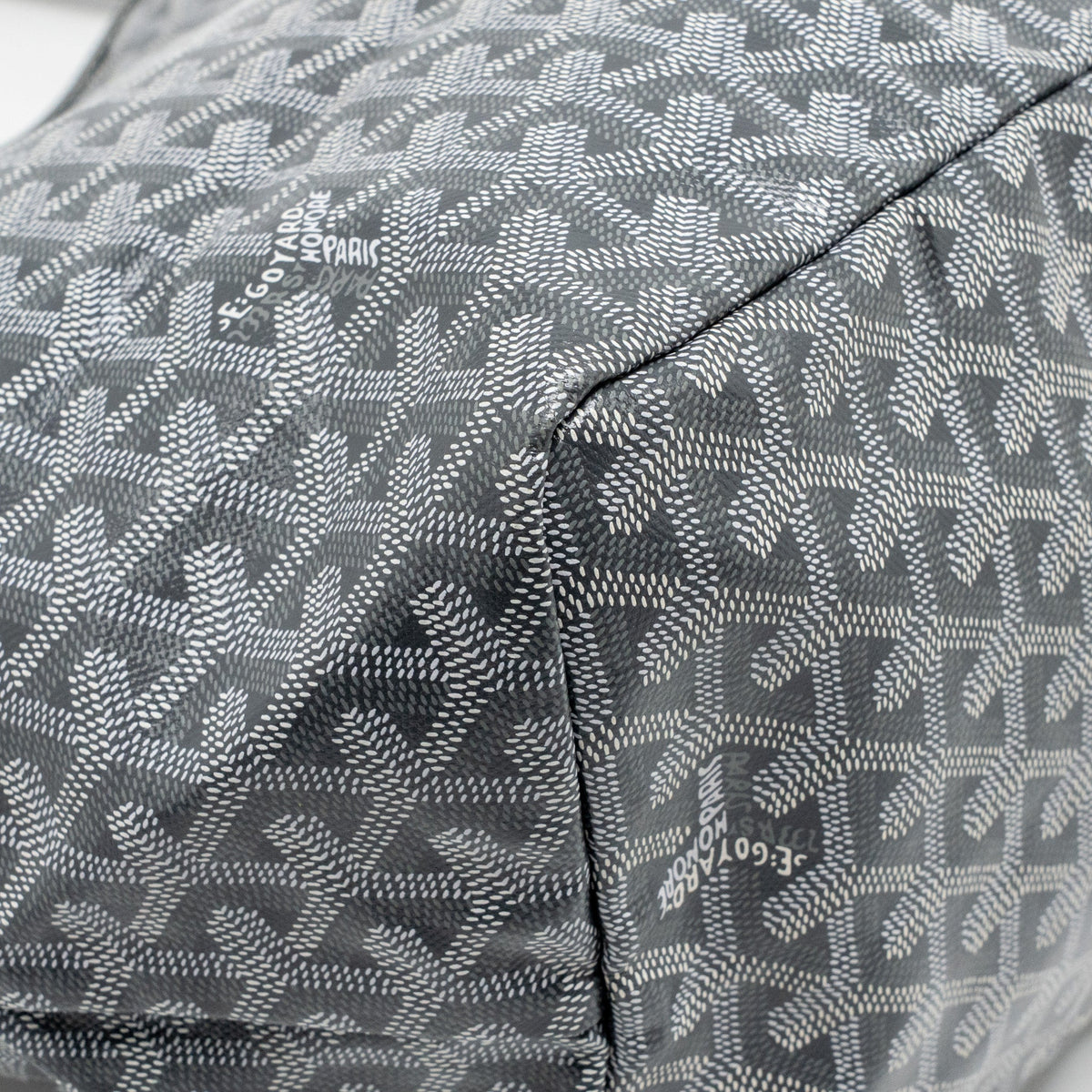 Goyard Saint Louis Tote GM – Grey Goyardine Canvas & Leather, Silver Hardware