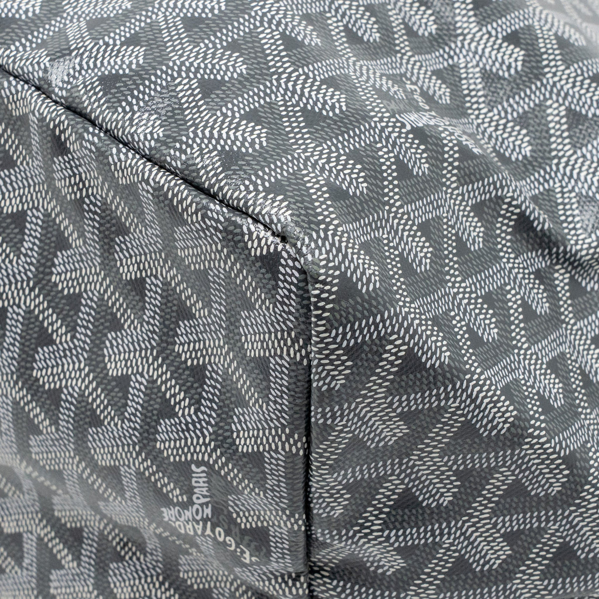 Goyard Saint Louis Tote GM – Grey Goyardine Canvas & Leather, Silver Hardware