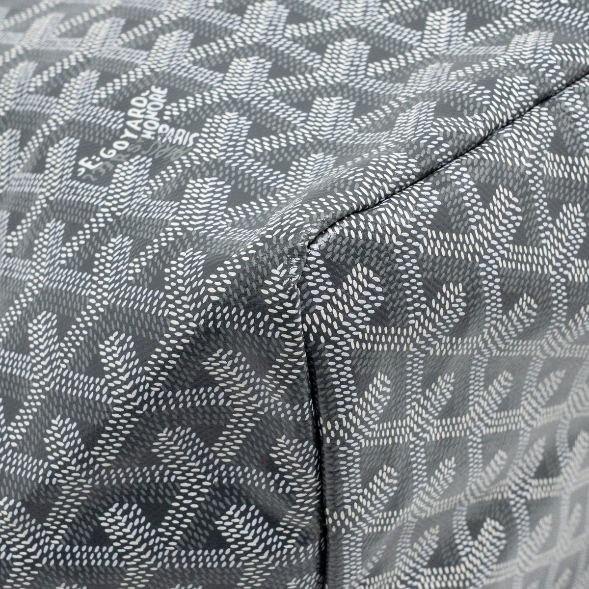 Goyard Saint Louis Tote GM – Grey Goyardine Canvas & Leather, Silver Hardware