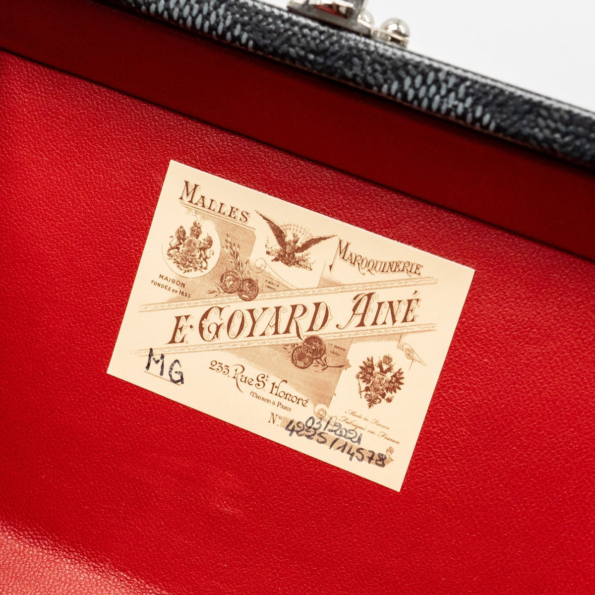 Goyard Minaüdière Trunk Bag – Black Goyardine Canvas, Silver Hardware