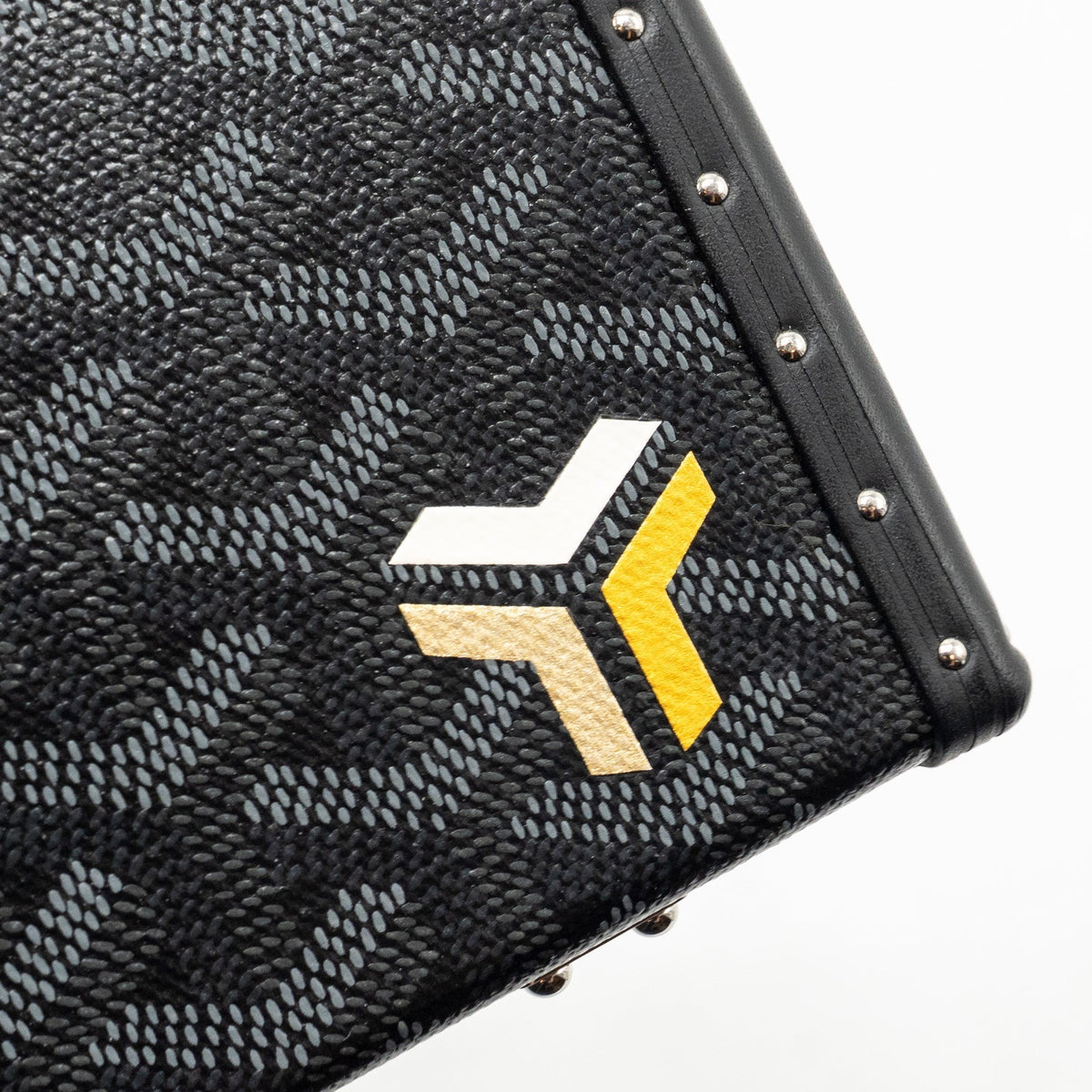 Goyard Minaüdière Trunk Bag – Black Goyardine Canvas, Silver Hardware