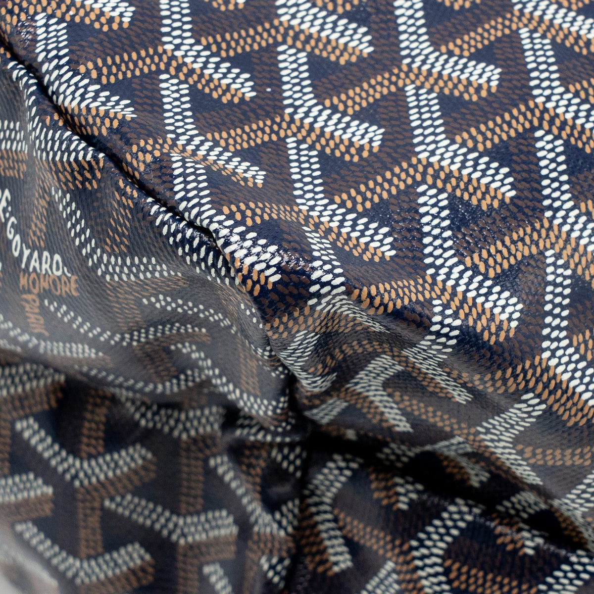 Goyard Saint Louis PM Tote Bag – Navy Blue Goyardine Canvas & Calfskin, Silver Hardware