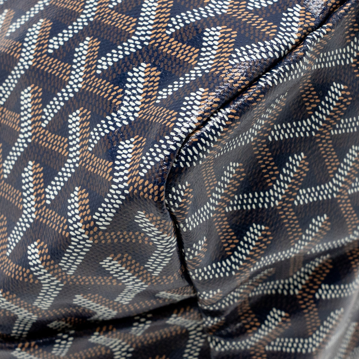 Goyard Saint Louis PM Tote Bag – Navy Blue Goyardine Canvas & Calfskin, Silver Hardware