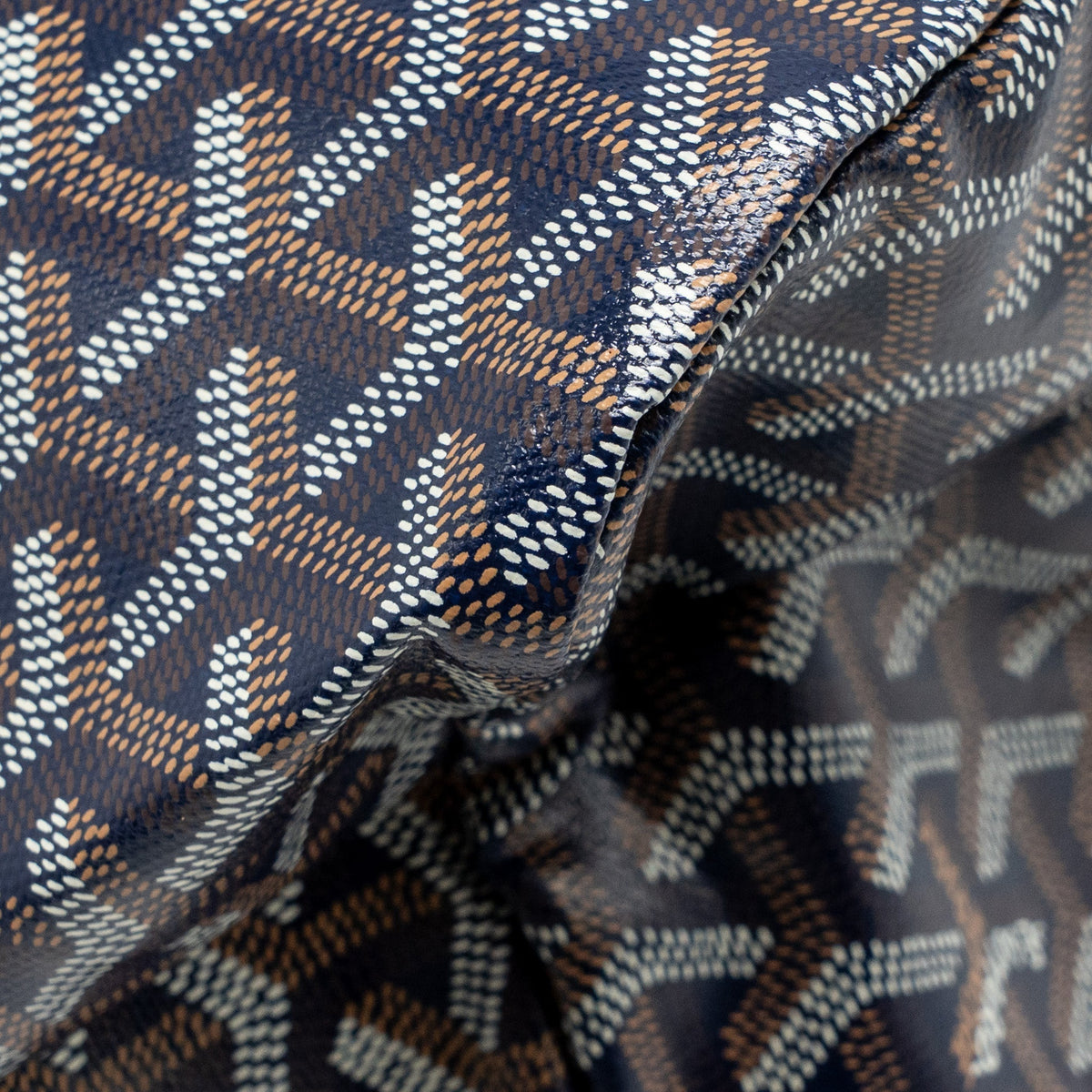 Goyard Saint Louis PM Tote Bag – Navy Blue Goyardine Canvas & Calfskin, Silver Hardware