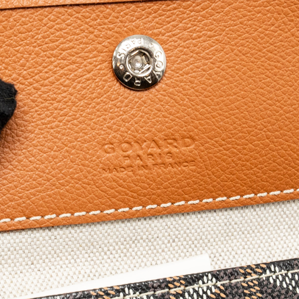 Goyard Saint Louis GM Tote Bag – Black & Brown Goyardine Canvas & Leather, Silver Hardware