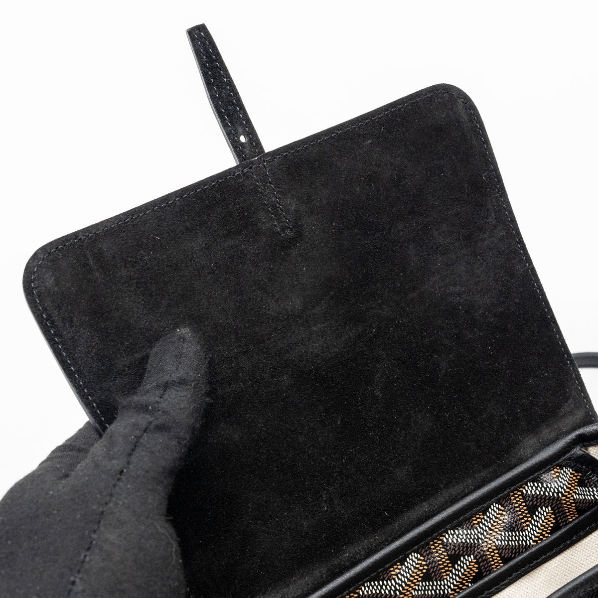 Goyard Mini Alpin Backpack – Black Goyardine Canvas & Leather, Silver Hardware