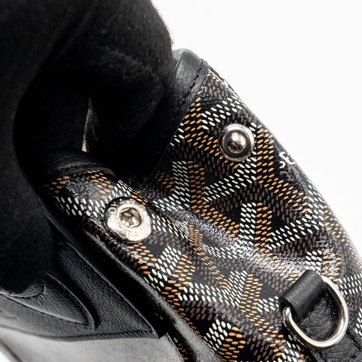 Goyard Mini Alpin Backpack – Black Goyardine Canvas & Leather, Silver Hardware