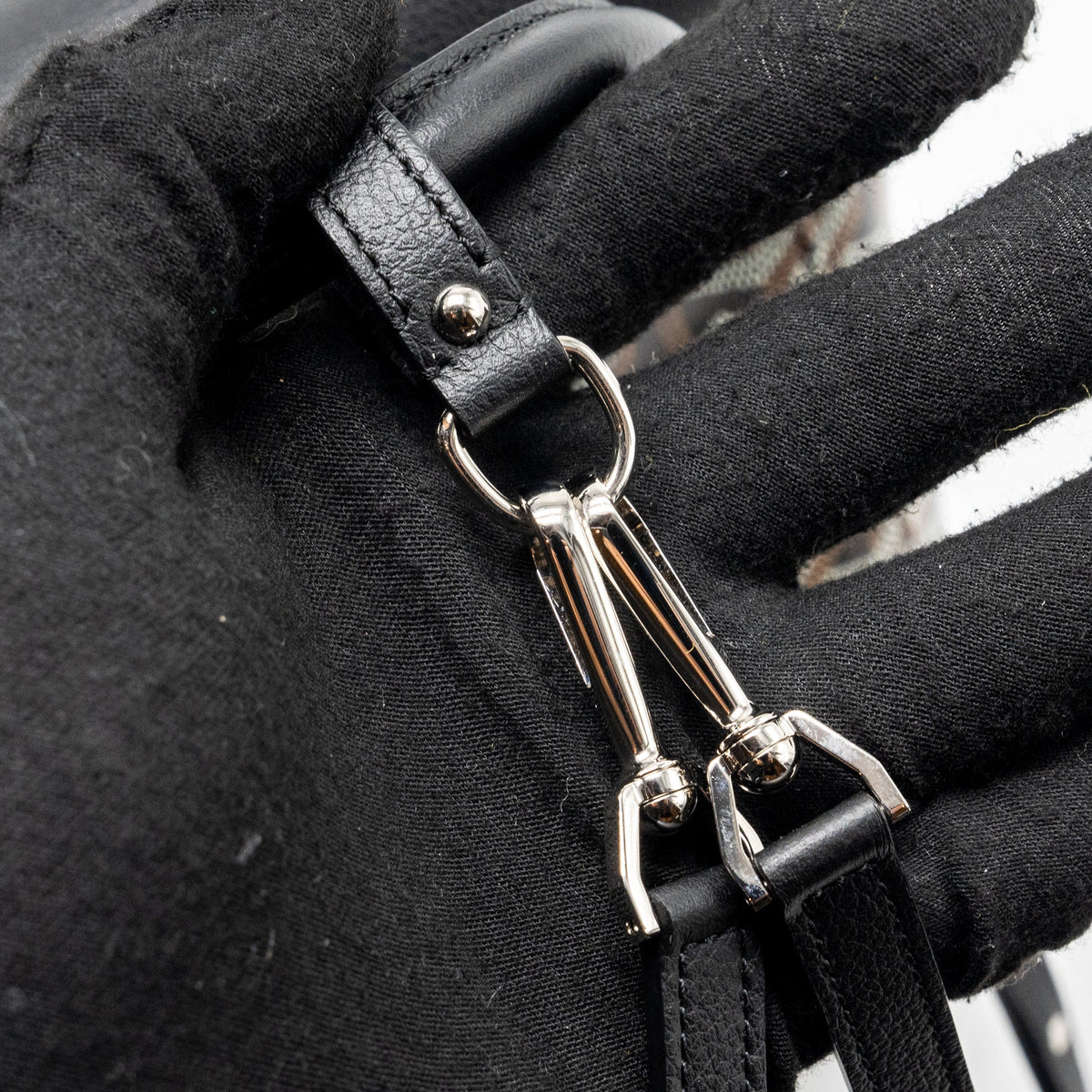 Goyard Mini Alpin Backpack – Black Goyardine Canvas & Leather, Silver Hardware