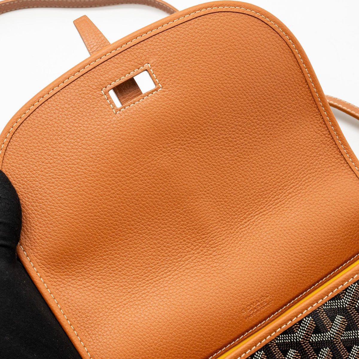 Goyard Belvedere PM Messenger Bag – Tan Goyardine Canvas & Calfskin, Silver Hardware