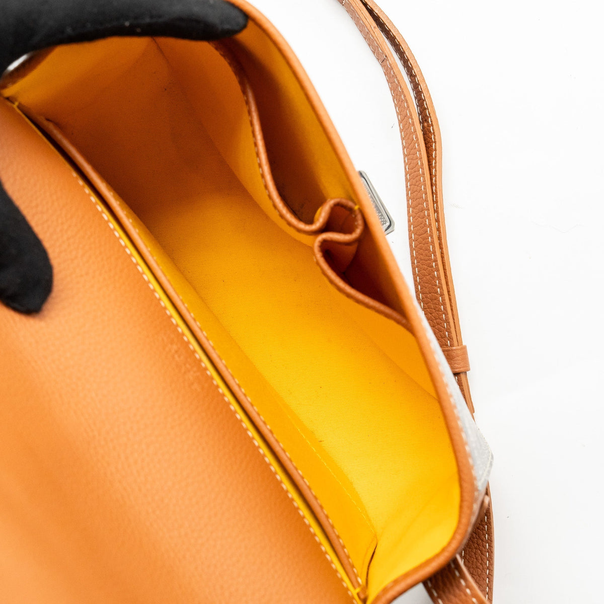 Goyard Belvedere PM Messenger Bag – Tan Goyardine Canvas & Calfskin, Silver Hardware