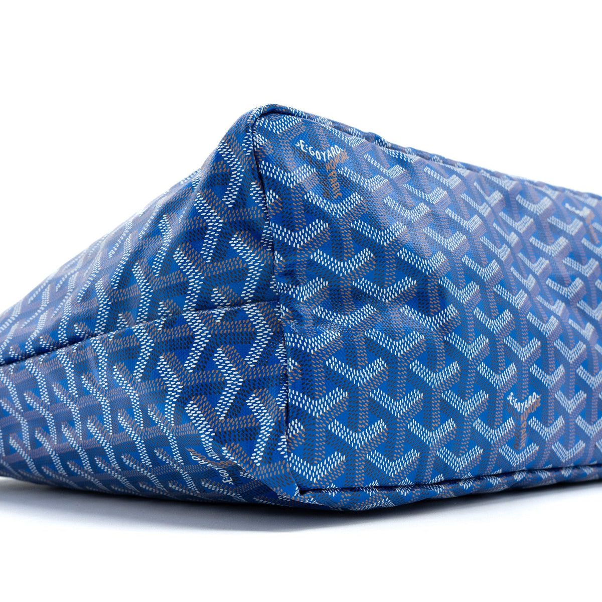 Goyard Saint Louis Tote PM – Blue Goyardine Canvas & Leather, Silver Hardware