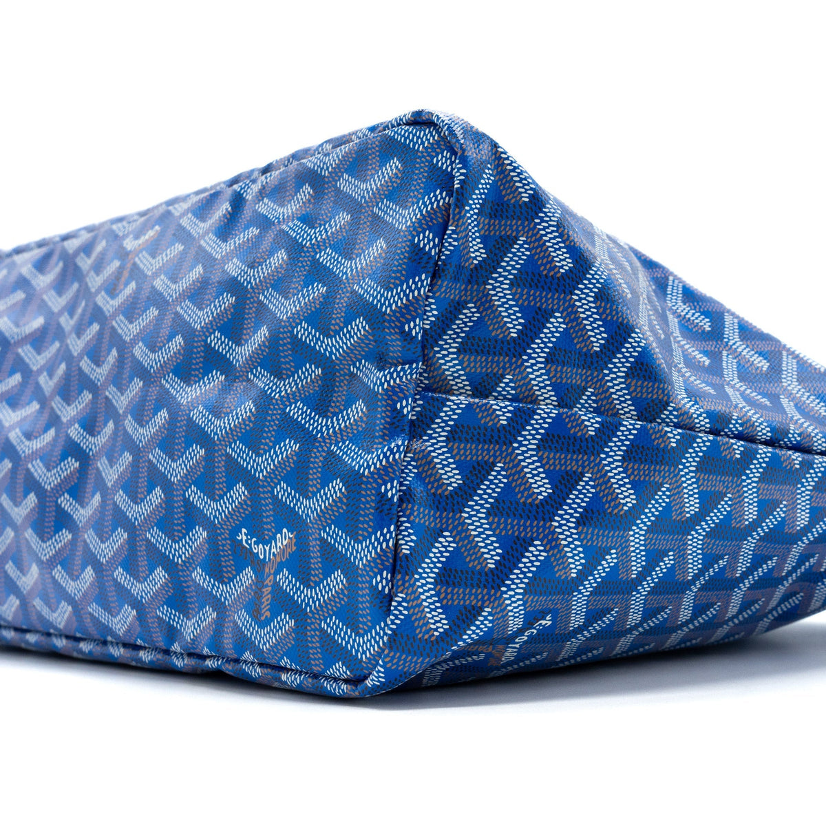 Goyard Saint Louis Tote PM – Blue Goyardine Canvas & Leather, Silver Hardware