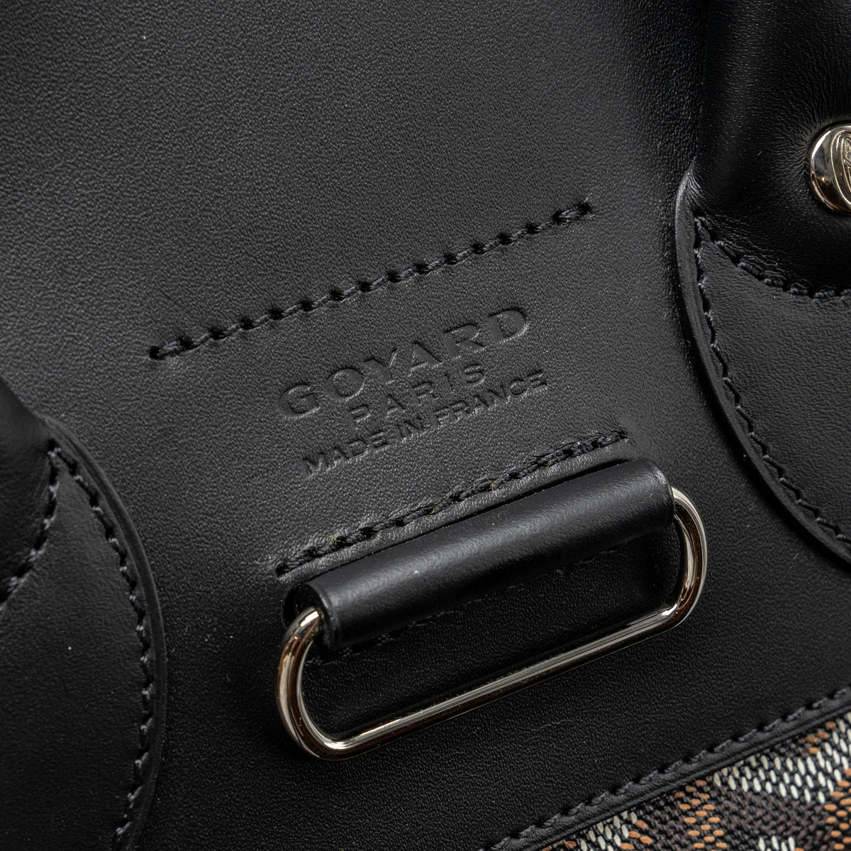 Goyard Alpin Backpack – Black Goyardine Canvas & Leather, Silver Hardware