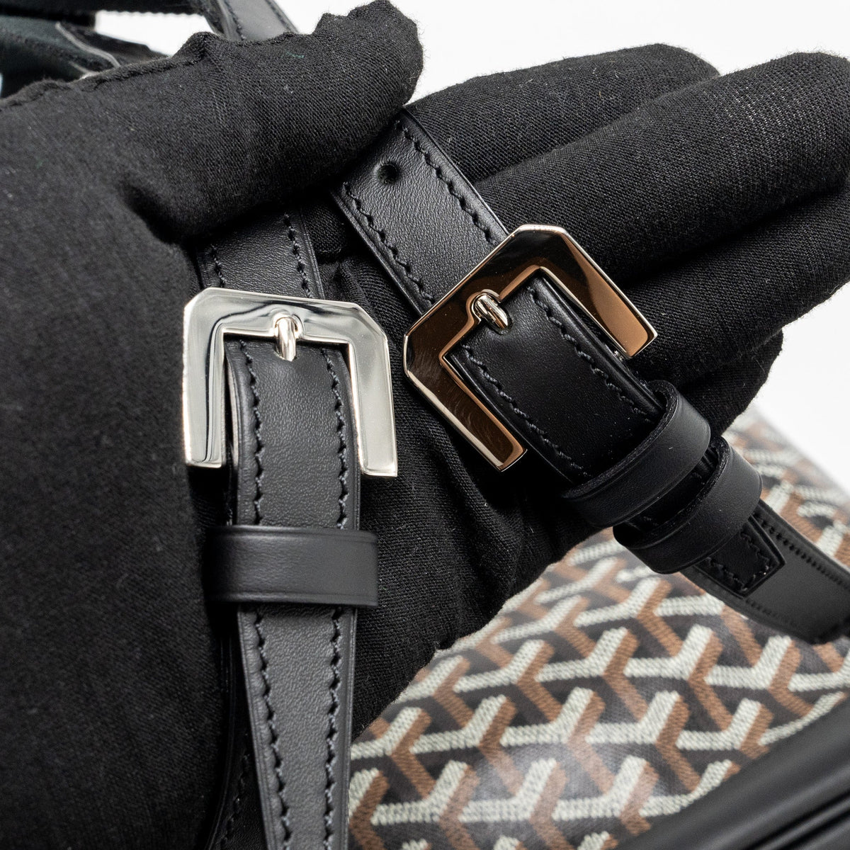 Goyard Alpin Backpack – Black Goyardine Canvas & Leather, Silver Hardware