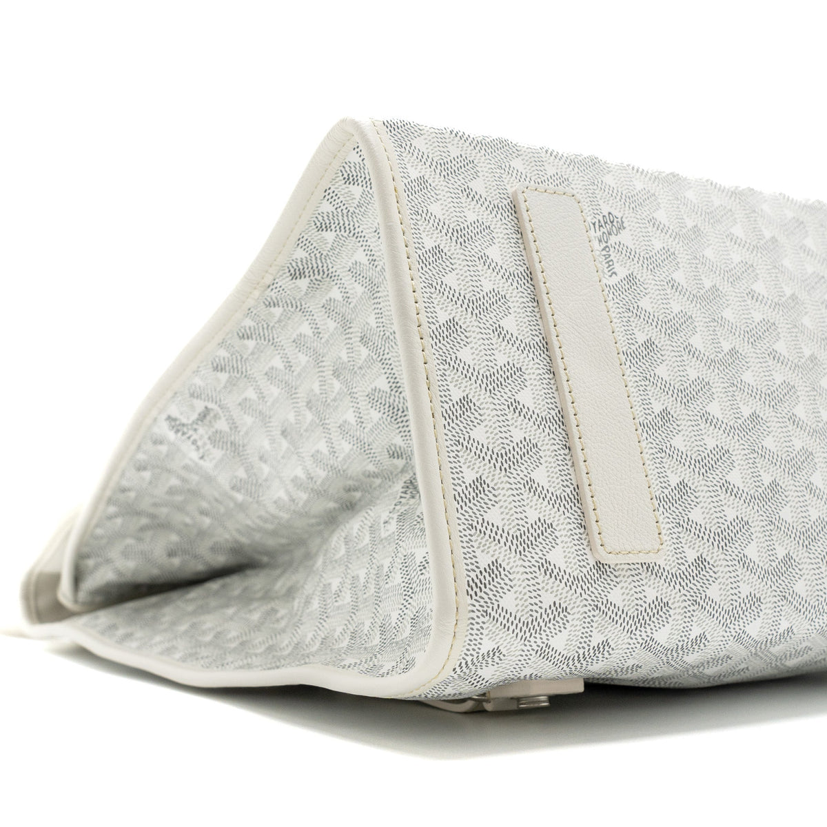 Goyard Saint Léger Backpack – White Goyardine Canvas, Silver Hardware