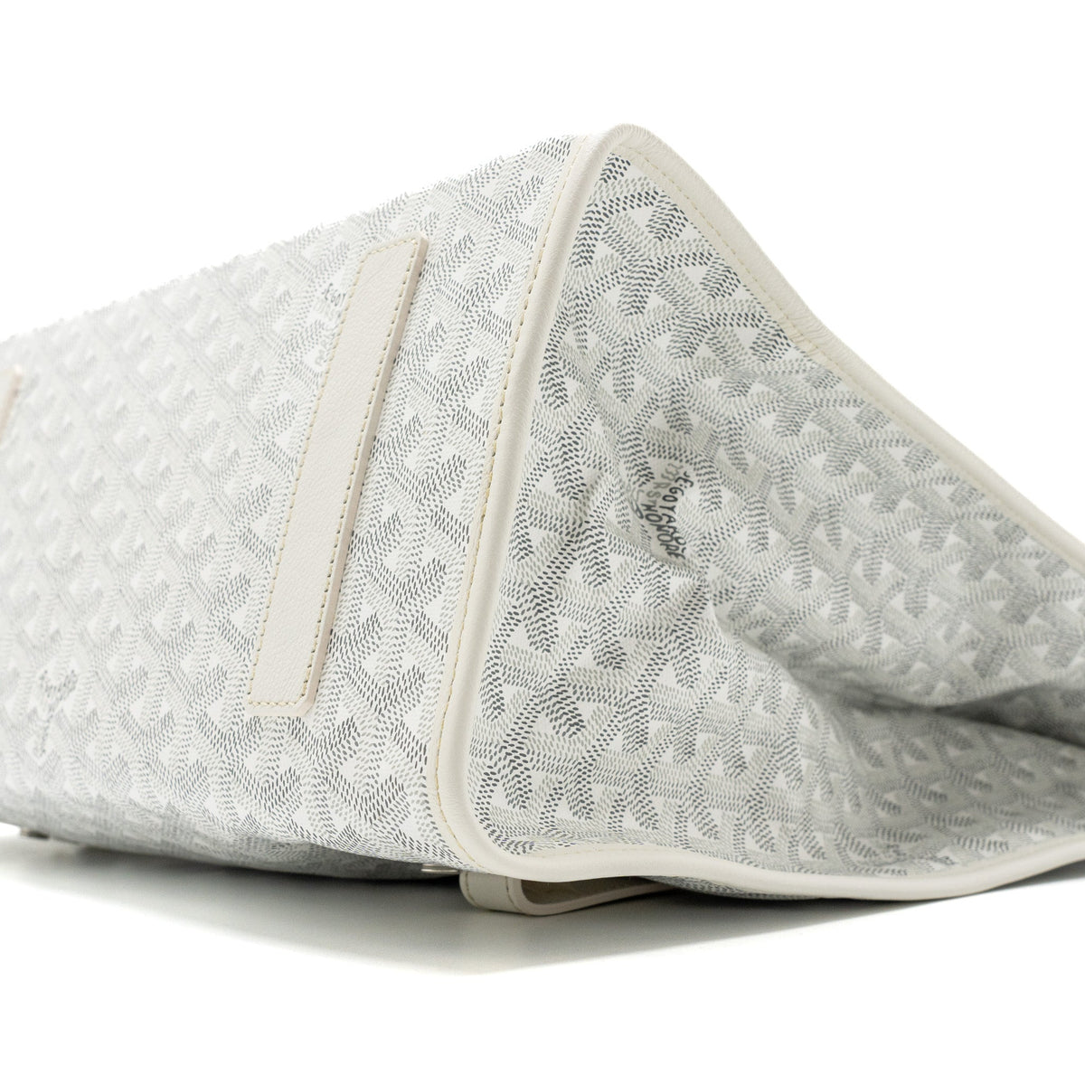 Goyard Saint Léger Backpack – White Goyardine Canvas, Silver Hardware