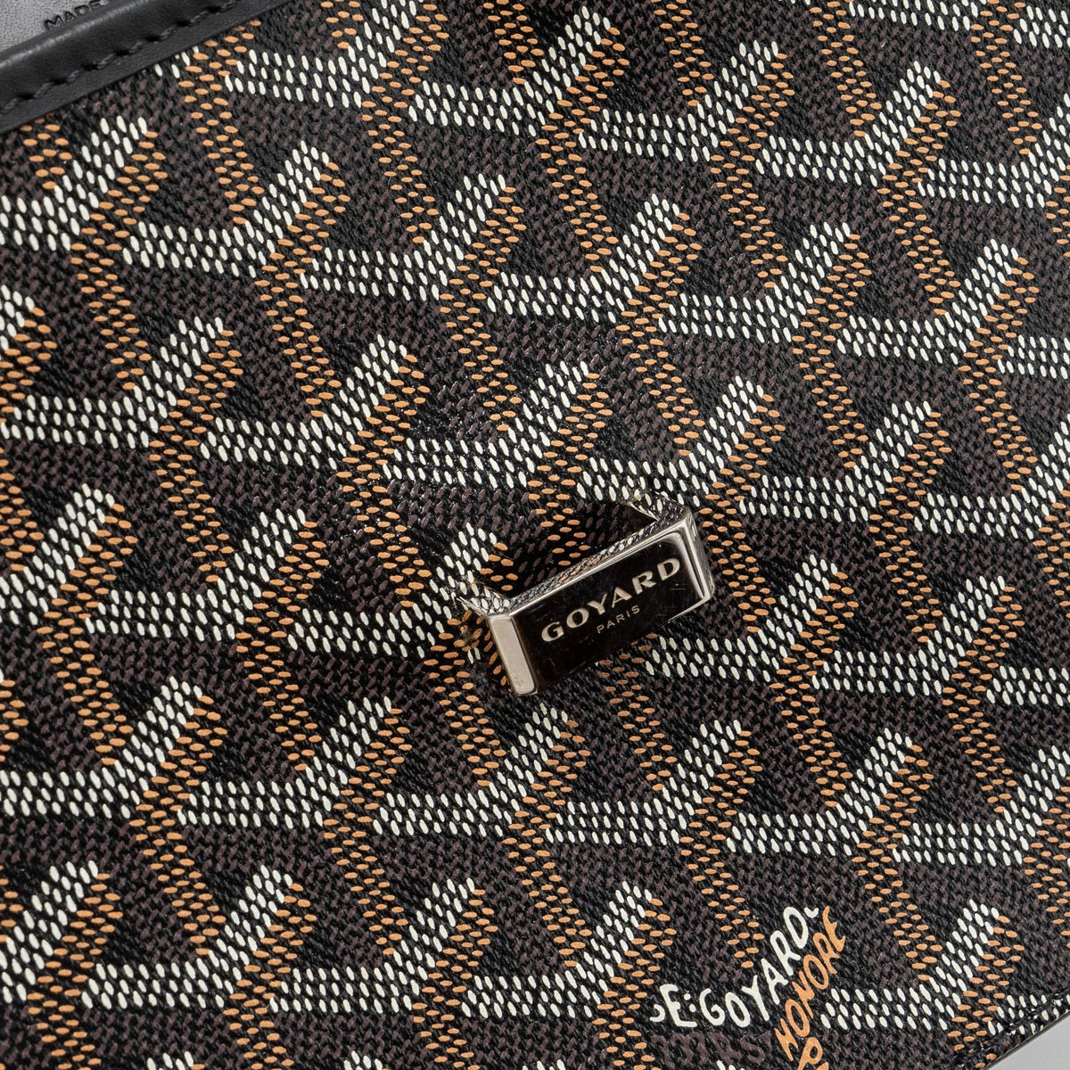Goyard Belvedere PM Messenger Bag – Black Goyardine Canvas & Calfskin, Silver Hardware
