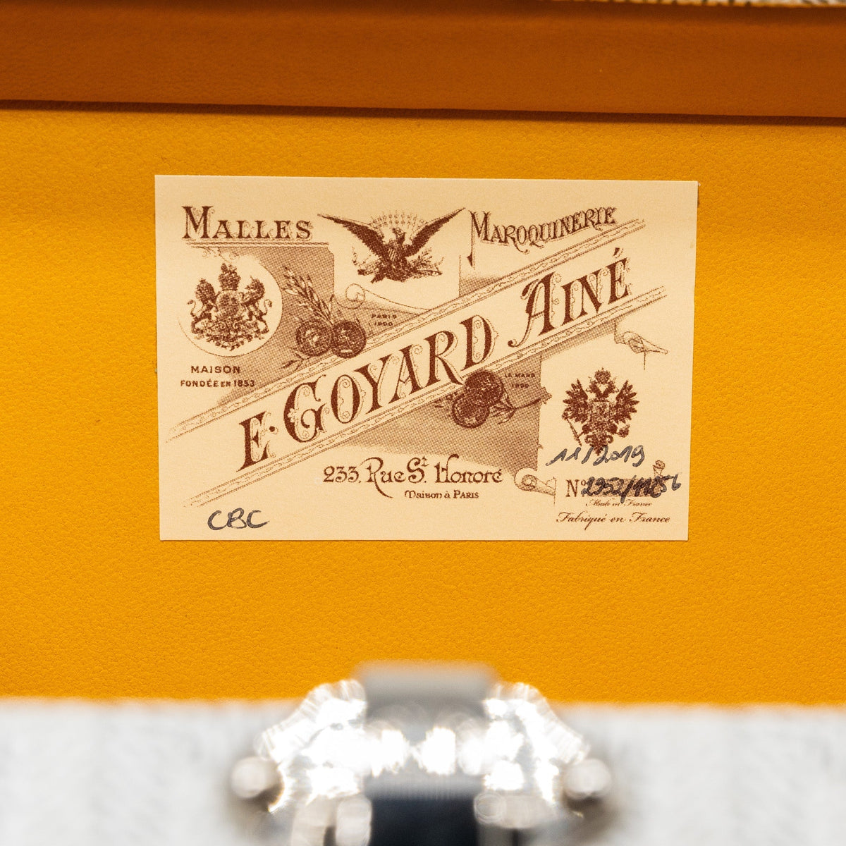 Goyard Minaüdière Trunk Bag – White Goyardine Canvas & Leather, Silver Hardware