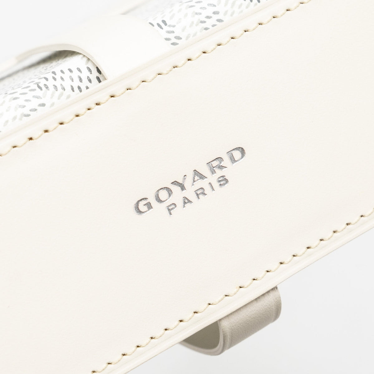Goyard Minaüdière Trunk Bag – White Goyardine Canvas & Leather, Silver Hardware