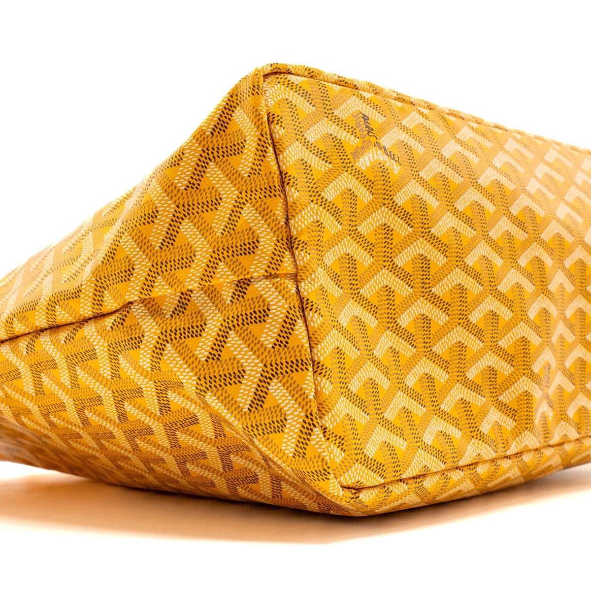 Goyard Saint Louis PM Tote Bag – Yellow Goyardine Canvas, Silver Hardware