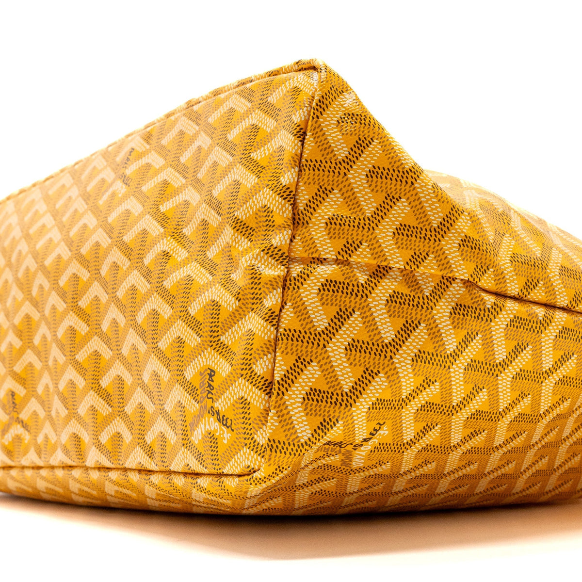 Goyard Saint Louis PM Tote Bag – Yellow Goyardine Canvas, Silver Hardware