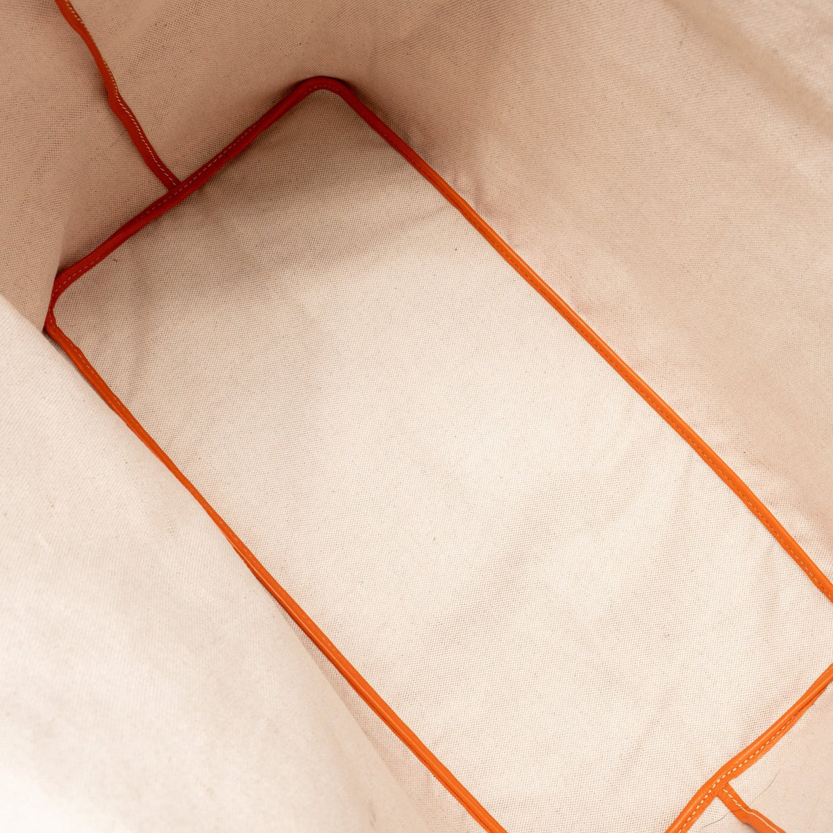 Goyard Saint Louis Tote GM – Orange Goyardine Canvas, Silver Hardware