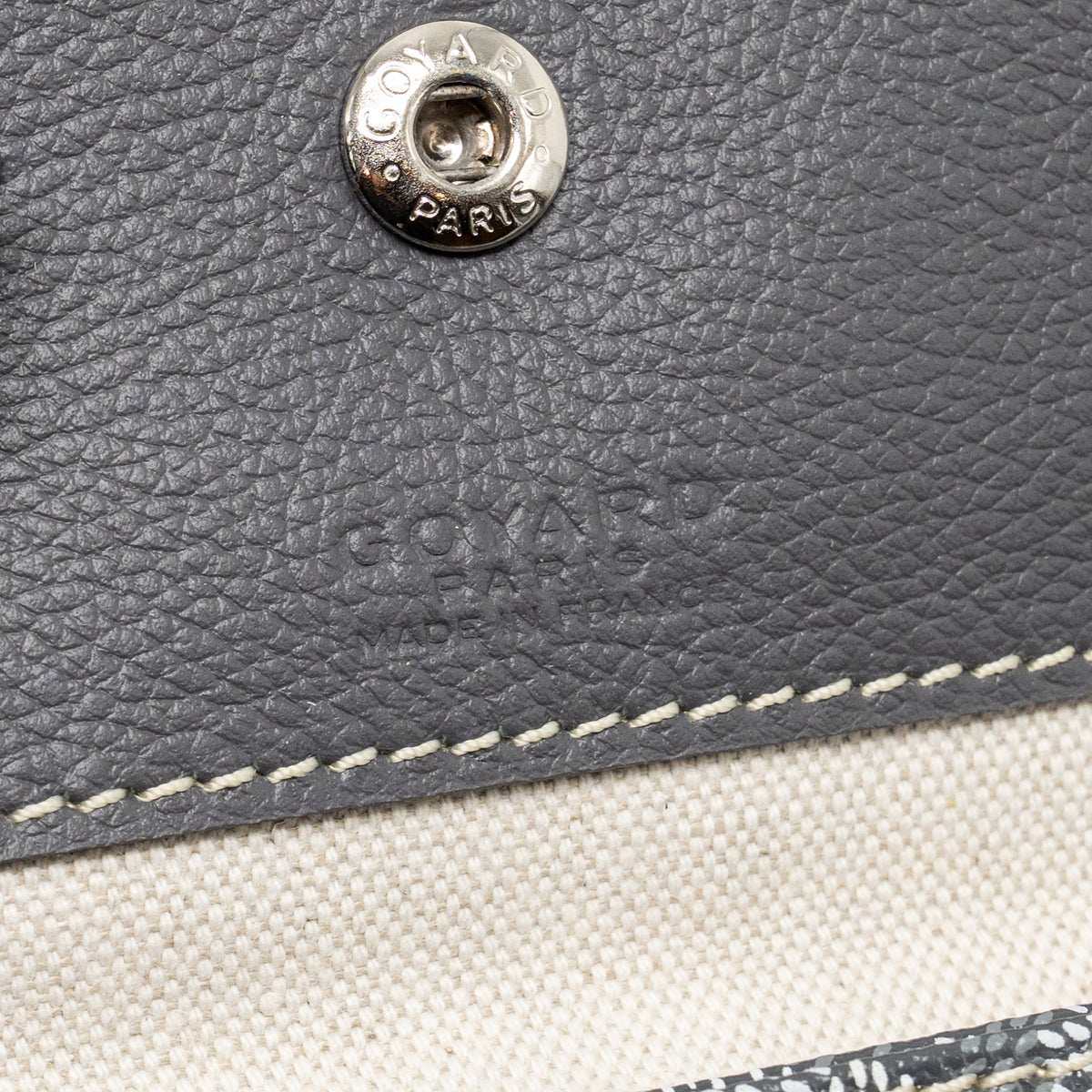 Goyard Saint Louis Tote GM – Grey Goyardine Canvas & Leather, Silver Hardware