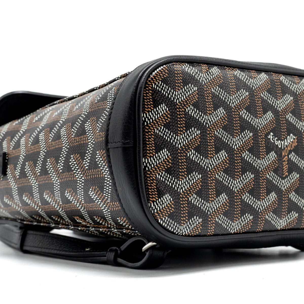 Goyard Mini Alpin Backpack – Black Goyardine Canvas & Leather, Silver Hardware