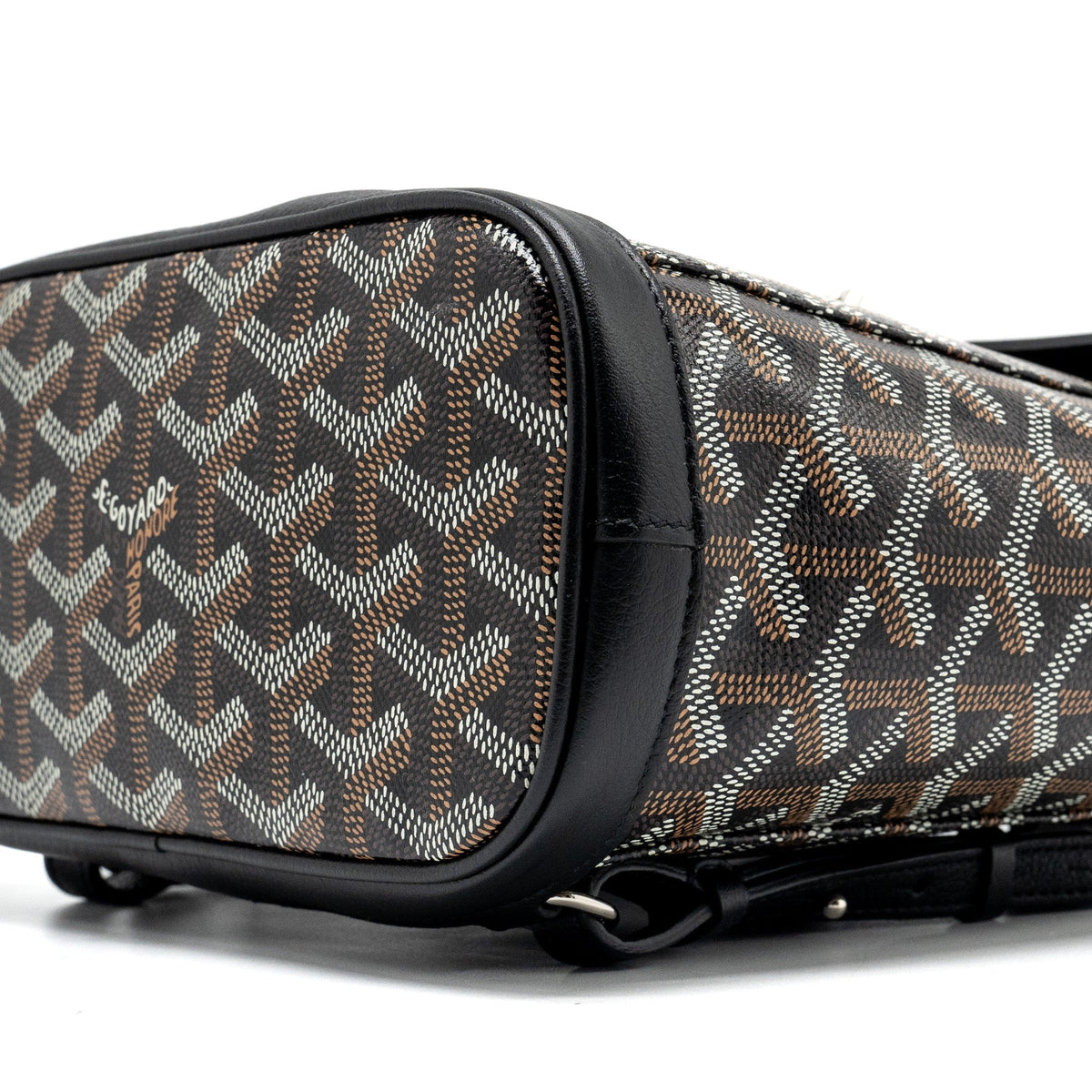 Goyard Mini Alpin Backpack – Black Goyardine Canvas & Leather, Silver Hardware