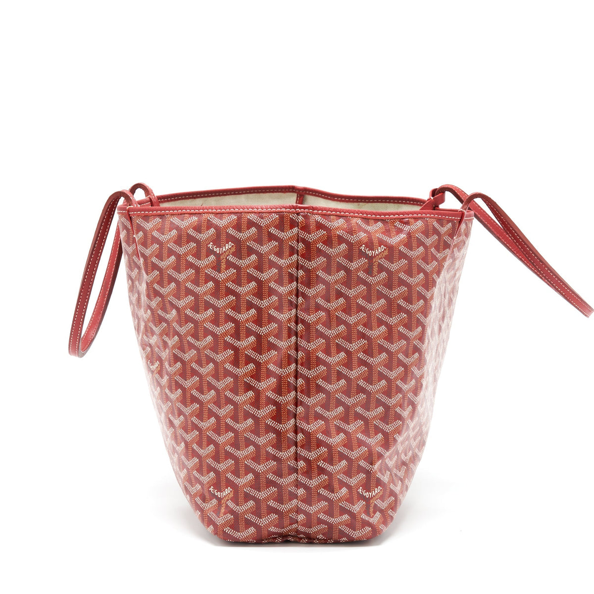 Goyard Saint Louis PM Tote Bag – Red Multicolour Goyardine Canvas