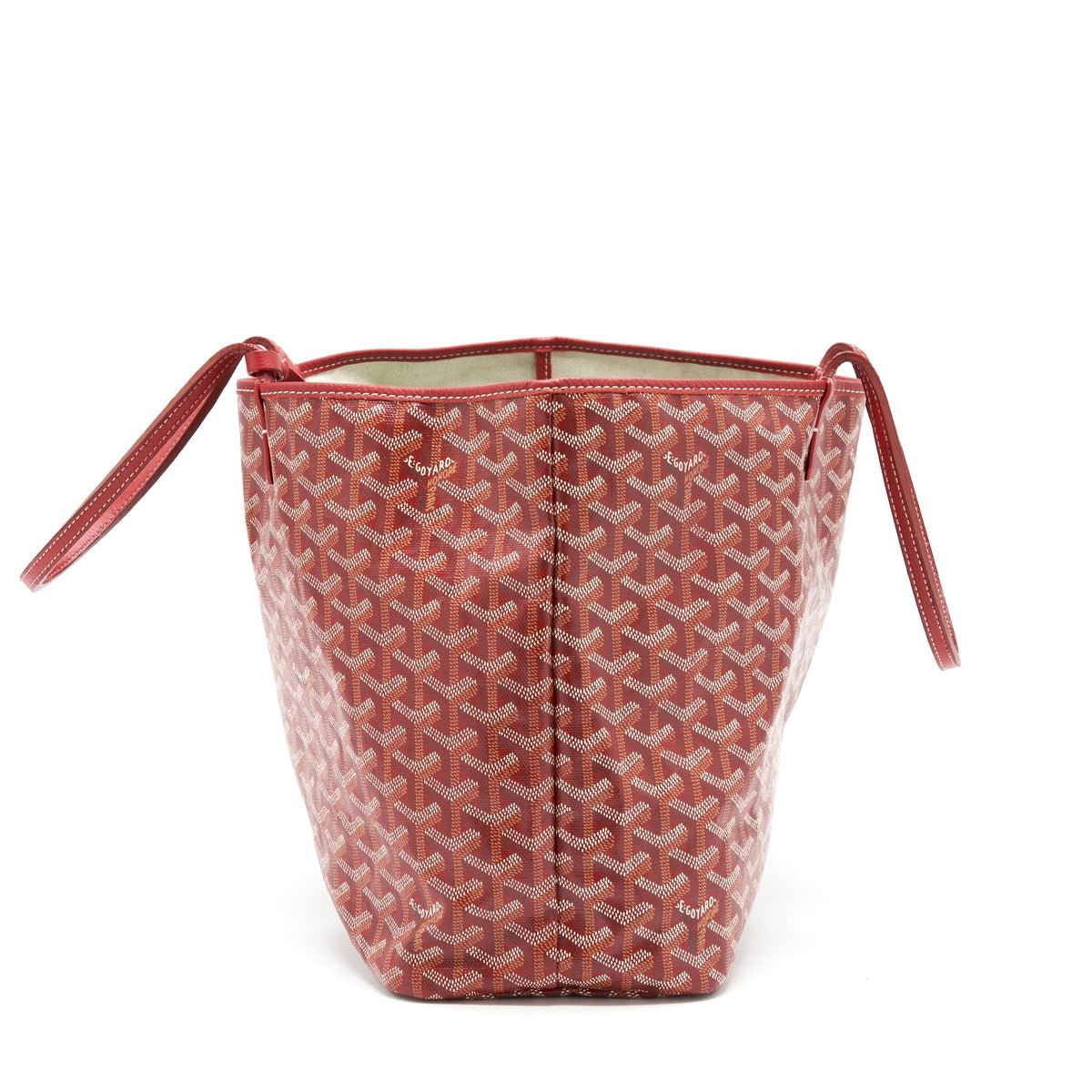 Goyard Saint Louis PM Tote Bag – Red Multicolour Goyardine Canvas