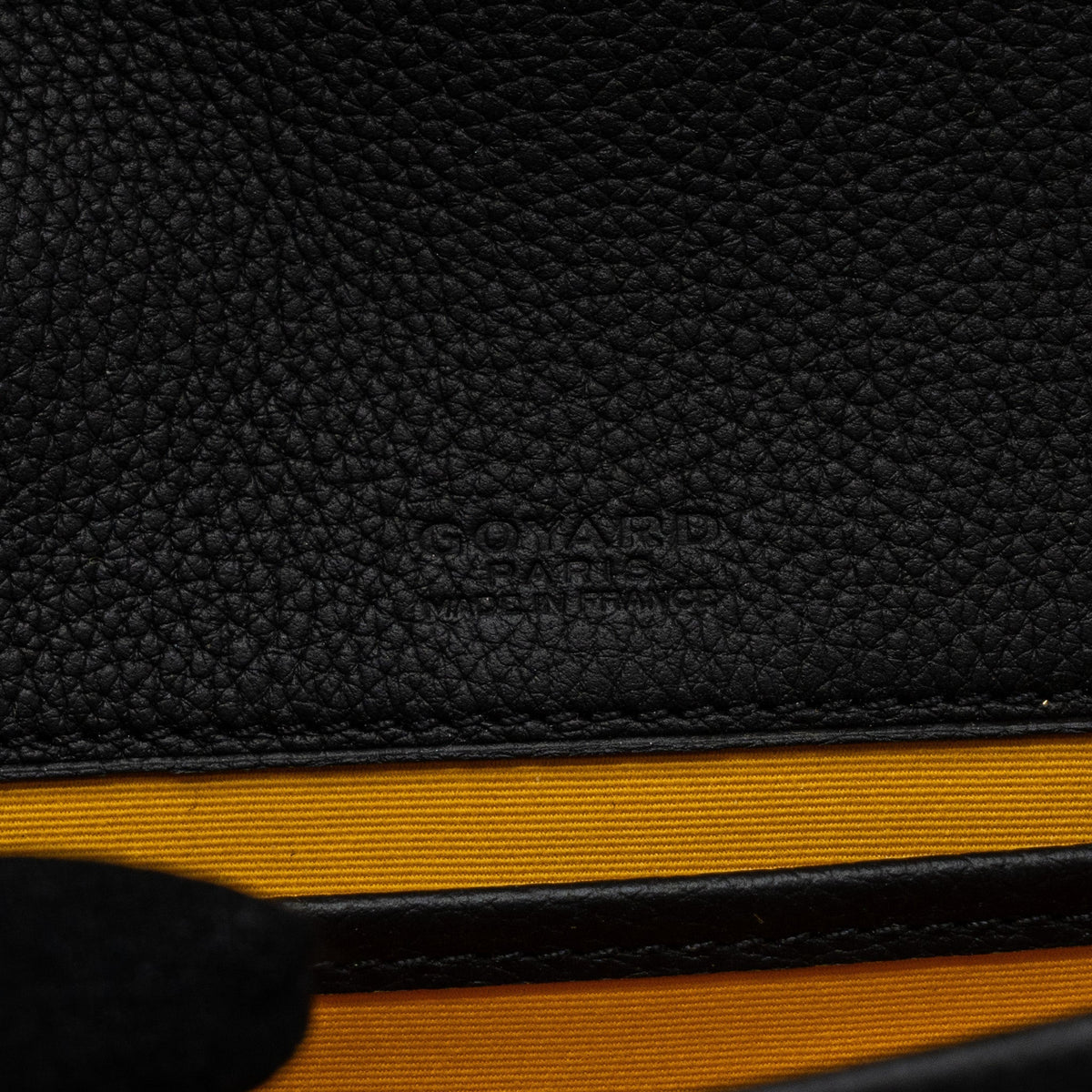 Goyard Messenger Bag – Black Calfskin & Goyardine Canvas, Silver Hardware