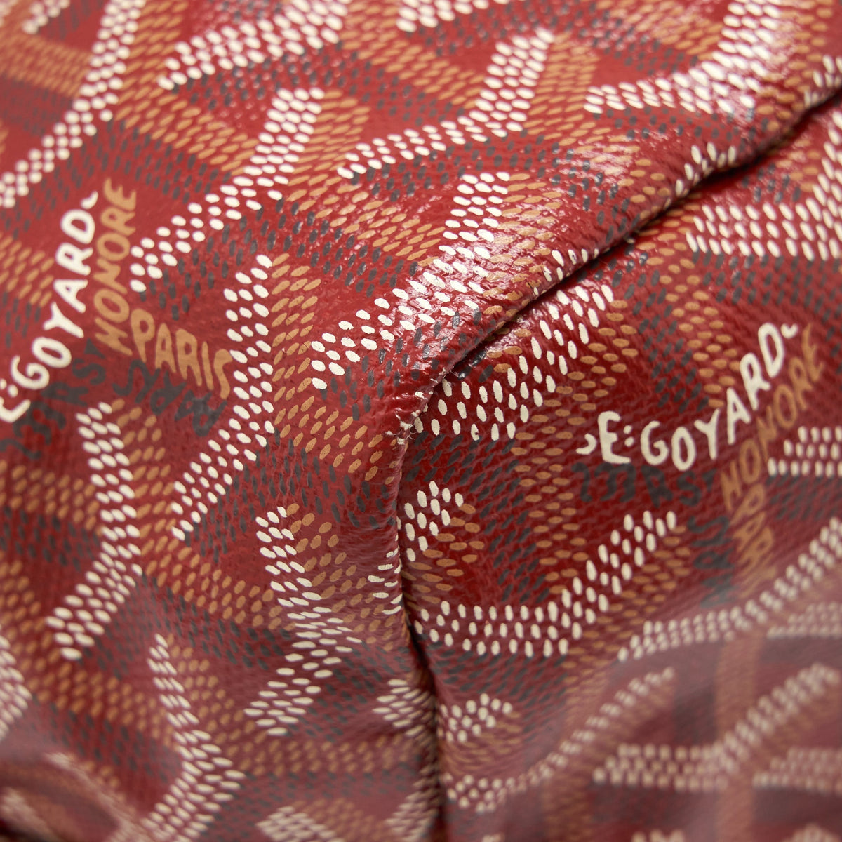 Goyard Saint Louis PM Tote Bag – Red Multicolour Goyardine Canvas