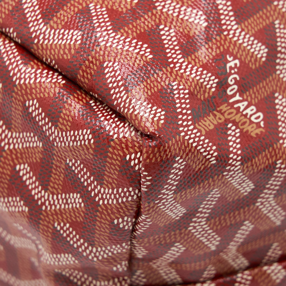 Goyard Saint Louis PM Tote Bag – Red Multicolour Goyardine Canvas
