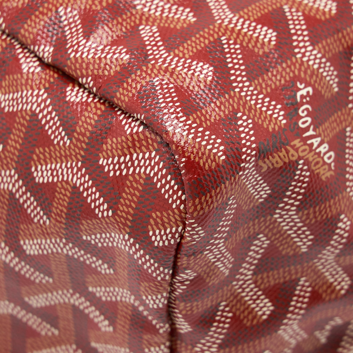 Goyard Saint Louis PM Tote Bag – Red Multicolour Goyardine Canvas