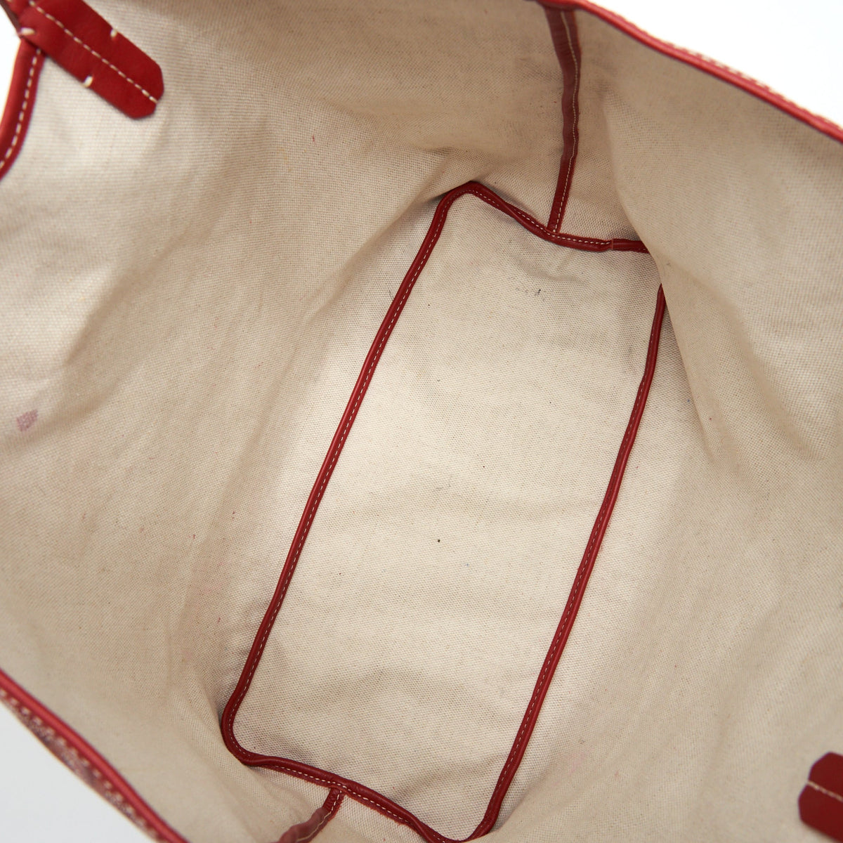 Goyard Saint Louis PM Tote Bag – Red Multicolour Goyardine Canvas