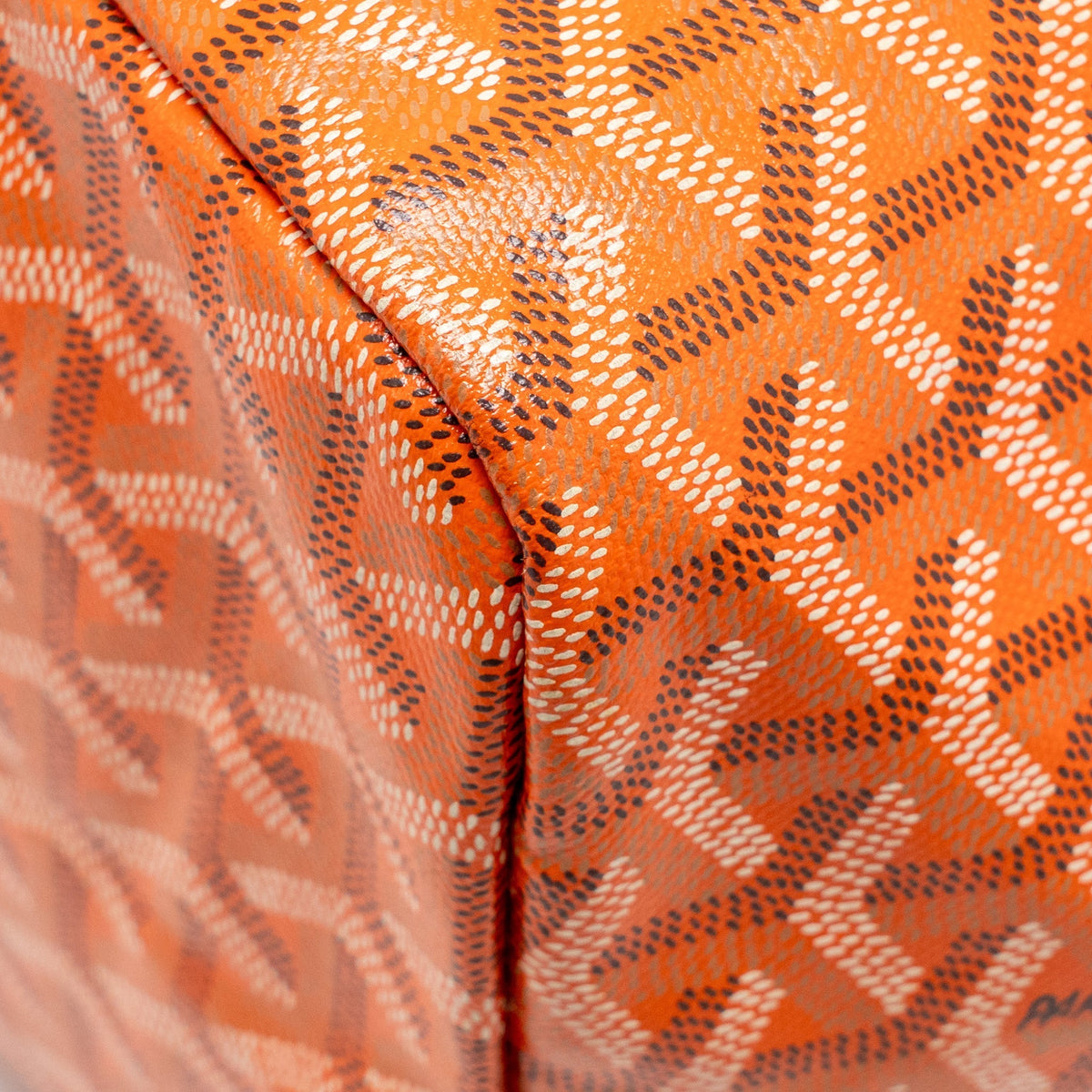 Goyard Saint Louis Tote GM – Orange Goyardine Canvas, Silver Hardware