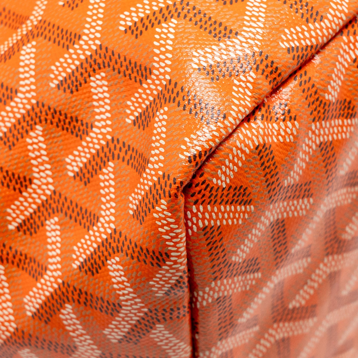 Goyard Saint Louis Tote GM – Orange Goyardine Canvas, Silver Hardware
