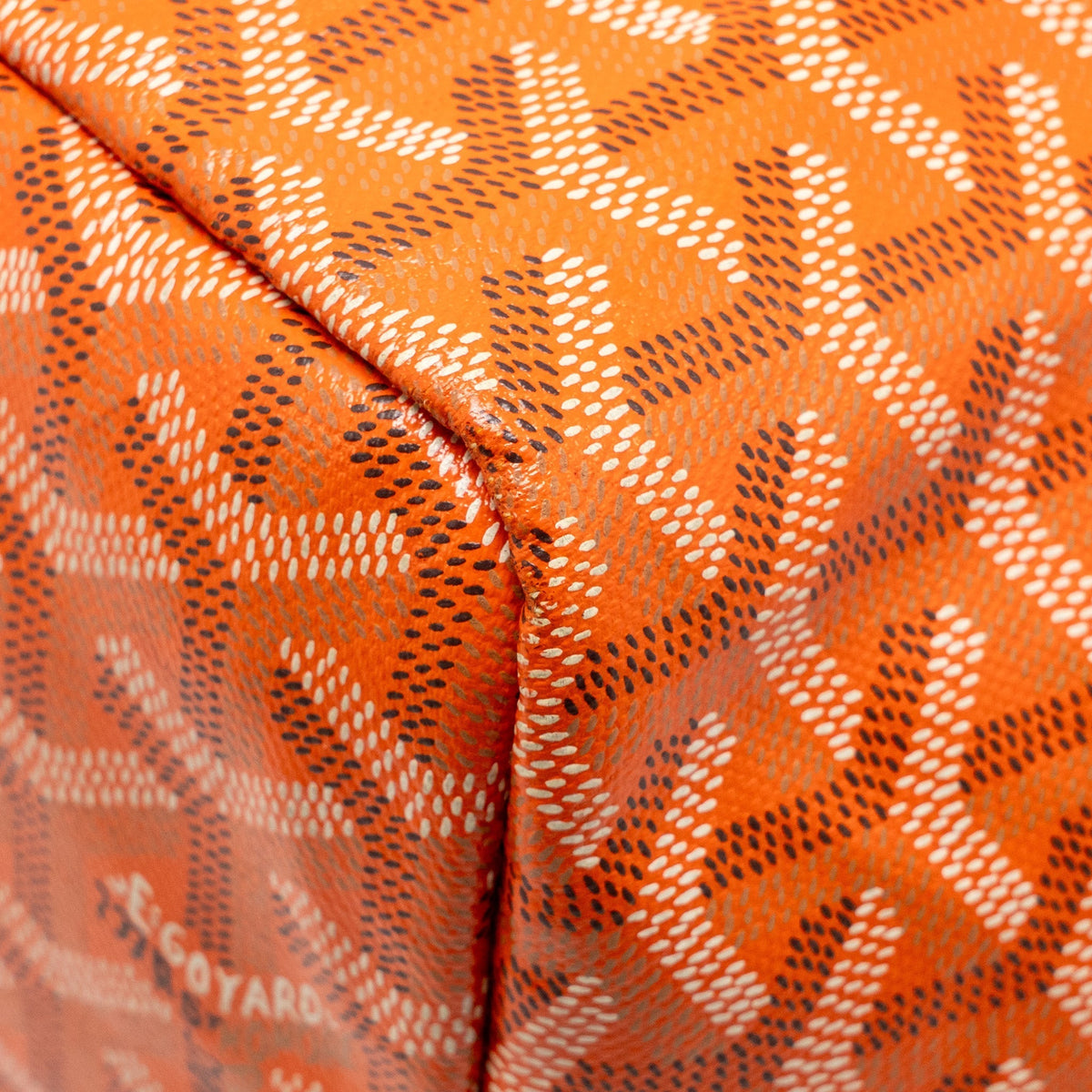 Goyard Saint Louis Tote GM – Orange Goyardine Canvas, Silver Hardware