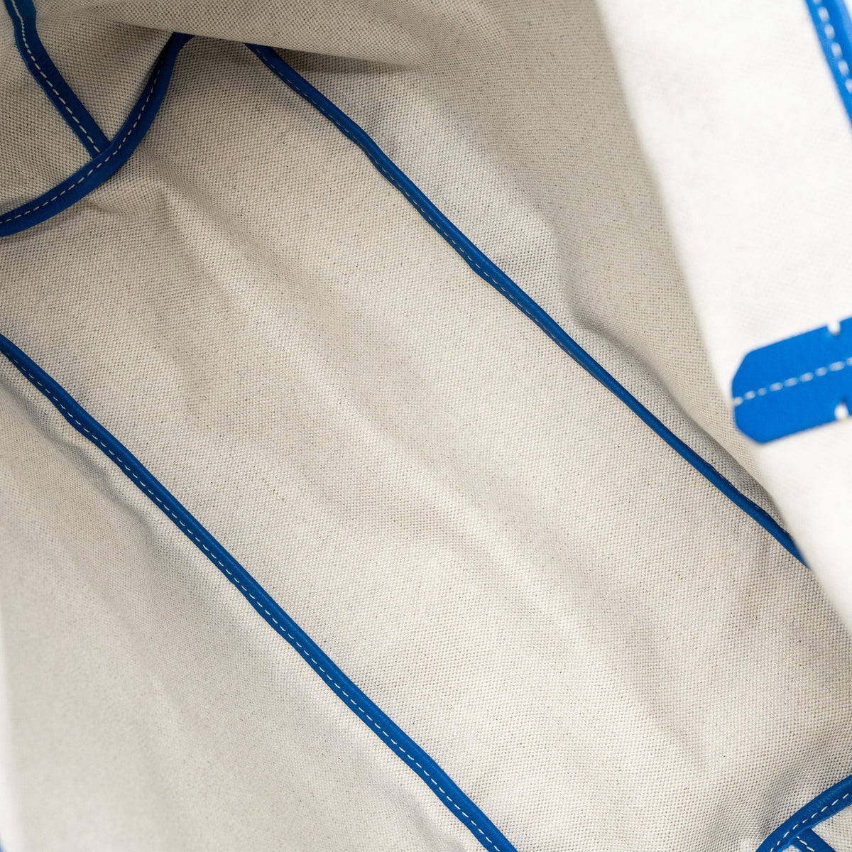 Goyard Saint Louis Tote PM – Blue Goyardine Canvas & Leather, Silver Hardware
