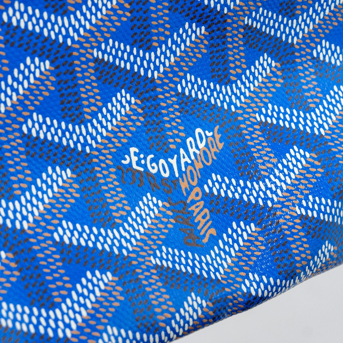 Goyard Saint Louis Tote PM – Blue Goyardine Canvas & Leather, Silver Hardware