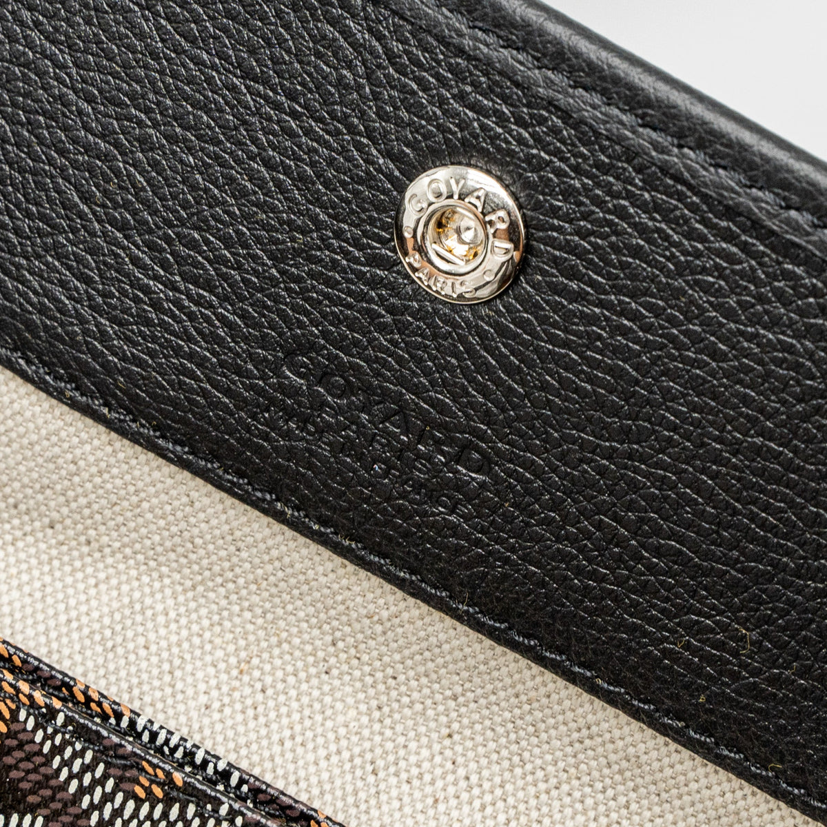 Goyard Saint Louis PM Tote Bag – Black Multicolour Goyardine Canvas, Silver Hardware