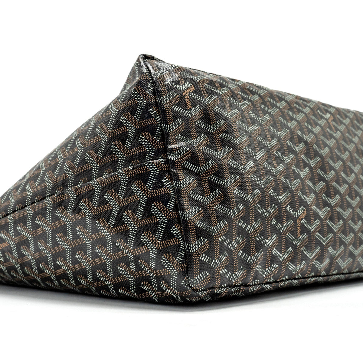 Goyard Saint Louis Tote GM – Black Goyardine Canvas & Leather, Silver Hardware