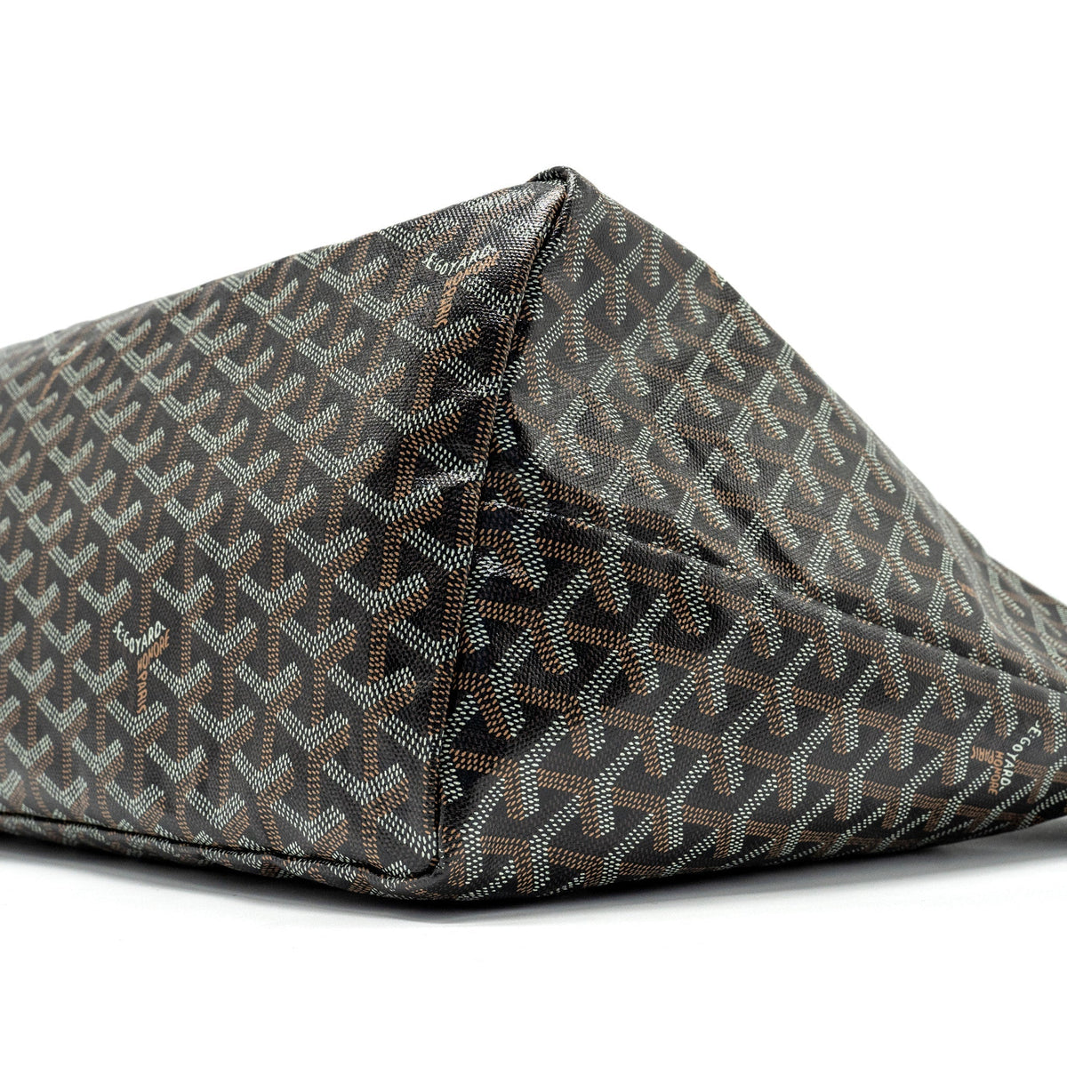 Goyard Saint Louis Tote GM – Black Goyardine Canvas & Leather, Silver Hardware