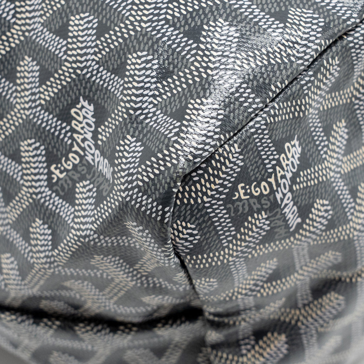 Goyard Saint Louis PM Tote Bag – Grey Goyardine Canvas & Calfskin, Silver Hardware